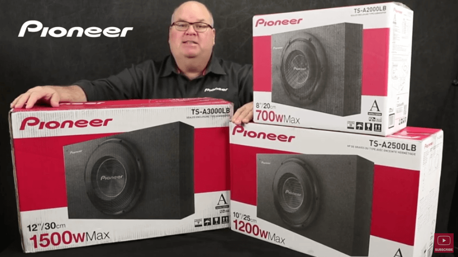 IN 9+ Pioneer TS-A Shallow Mount Subwoofer Box Family - What's In the Box
