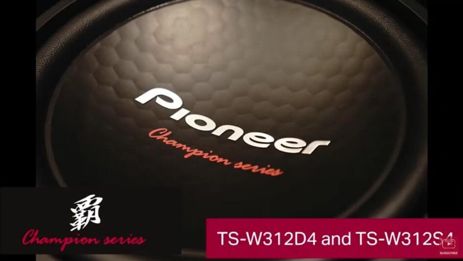 Pioneer Champion Series Subwoofer - TS-W312D4/S4